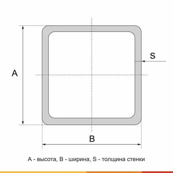 Труба профильная 80х60х3 Ст3сп ГОСТ 13663-86 - 4