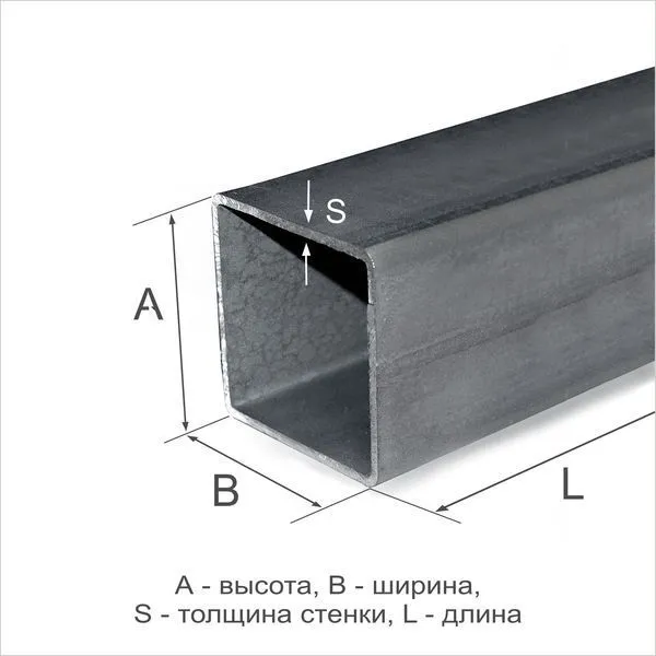 Труба профильная 120х120х6 Ст3сп ГОСТ 30245-2003 - 4